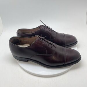 Alden Dress Shoes 906 Mens 9 B/D Burgundy‎ Cordovan Can Toe Preppy USA Leather